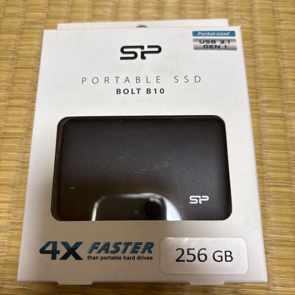 最後1台【新品】シリコンパワー USB3.0ポータブルSSD/SP256GBPSDB10SBK 256GB