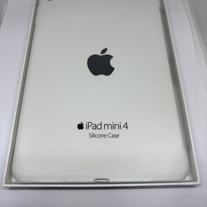【未開封】 iPad mini 4用 Apple アップル純正 シリコンケース ホワイト MKLL2FE/A