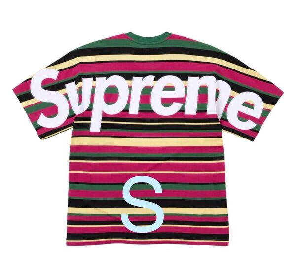 【Sサイズ】25SS Supreme Intarsia S/S Top シュプリーム ラスタ ボーダー■ストライプ 半袖 Tシャツ