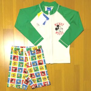 【ディズニーキャラクター】ミッキー ラッシュガード 水着 ボーイズ 男の子 120サイズ
