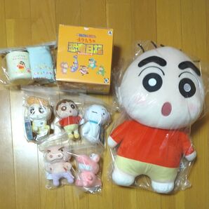 【クレヨンしんちゃん】ぬいぐるみ マスコット ステンレスボウル&スプーン プラコップ&巾着セット