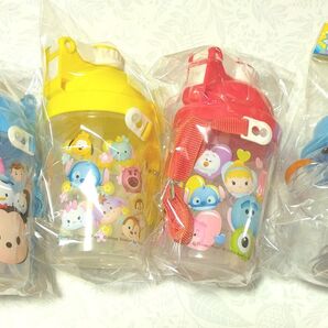 【ディズニーツムツム】ストローホッパー水筒 子供用水筒 4点セット