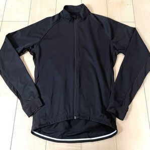 極美品 長袖 サイクルジャージ ブラック メンズ Mサイズ