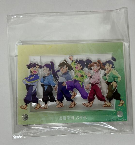 忍たま乱太郎 みんなで歩むの段 A6アクリルスタンドパネル 忍術学園 六年生