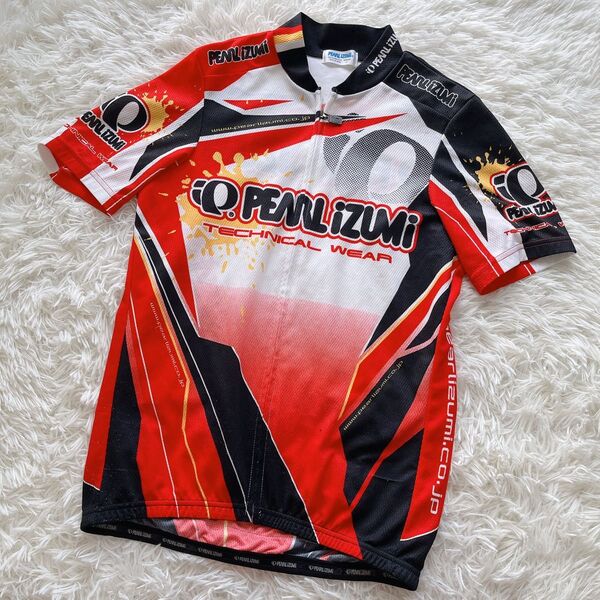 PEARL IZUMI パールイズミ サイクルジャージ Lサイズ フルジップ 半袖 トップス