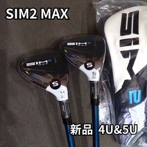 【新品】 SIM2MAX レスキュー 4U&5U ユーティリティ TM60 カーボンS (#4.#5/S) ヘッドカバー付き