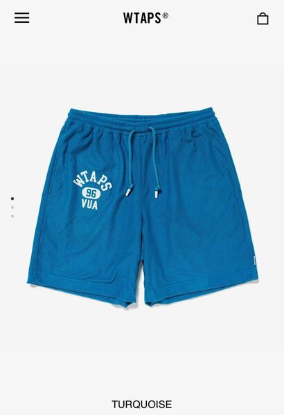 WTAPS 251ATDT-CSM28WUS SHORTS / POLY TURQUOISE ダブルタップスハーフパンツターコイズ