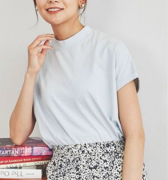 新品 コーエン リピt ライトブルー フレンチスリーブ USAコットン Tシャツ