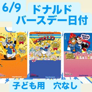 ディズニーリゾートライン フリーきっぷ ドナルド 誕生日 バースデー パルパルーザ 子ども用 穴なし コレクション用