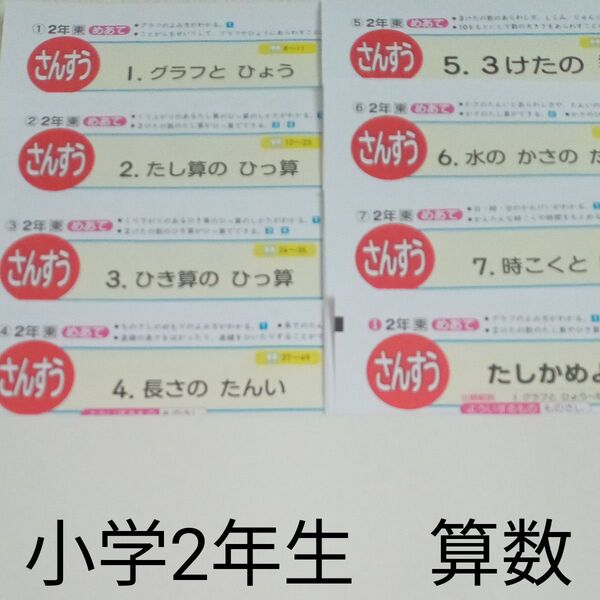 2年生 算数 東京書籍 青葉出版 カラーテスト 1学期 未使用