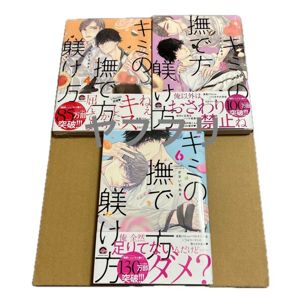 かさいちあき キミの撫で方躾け方 4・5・6【新品未開封 未読】