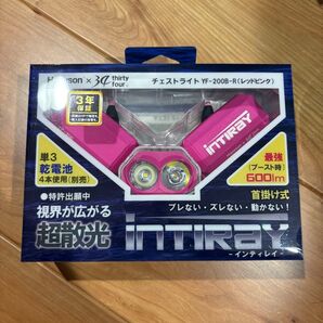 【新品未開封】Hapyson チェストライト INTIRAY ピンクレッド YF-200B-R