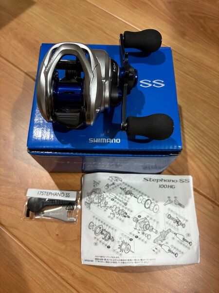 【超美品】ステファーノ SS 100HG シマノ SHIMANO 右ハンドル ベイトリール 右巻き