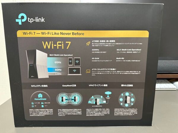 TP-Link WiFi 7 ルーター 無線LANルーター BE19000 BE805