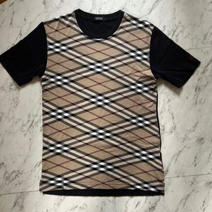 BURBERRY BLACKLABEL ノバチェックTシャツ ベージュ系