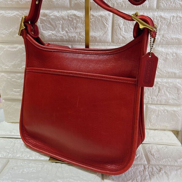 COACH◆コーチ◆ 9966/オールドコーチショルダーバッグ/USA製/レザー/ ヴィンテージ/希少