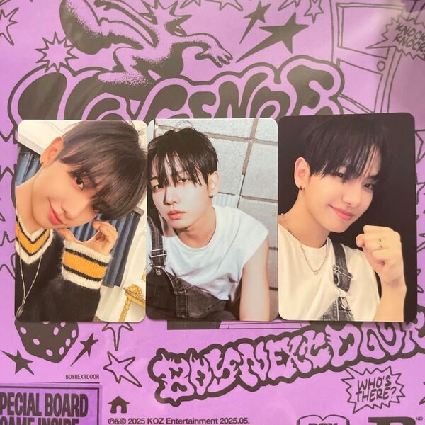 BOYNEXTDOOR No Genreジェヒョン ポップアップ トレカ 韓国