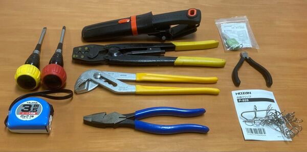電気工事士工具セット Klein電工ペンチ IZUMI圧着ペンチ