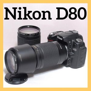 超望遠レンズデビュー Nikon D80 ダブルレンズ スマホ転送 豪華セット ニコン