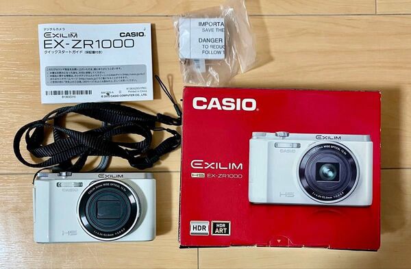 美品!CASIO デジタルカメラ HIGH SPEED EXILIM EX-ZR1000 コンデジ エクシリム