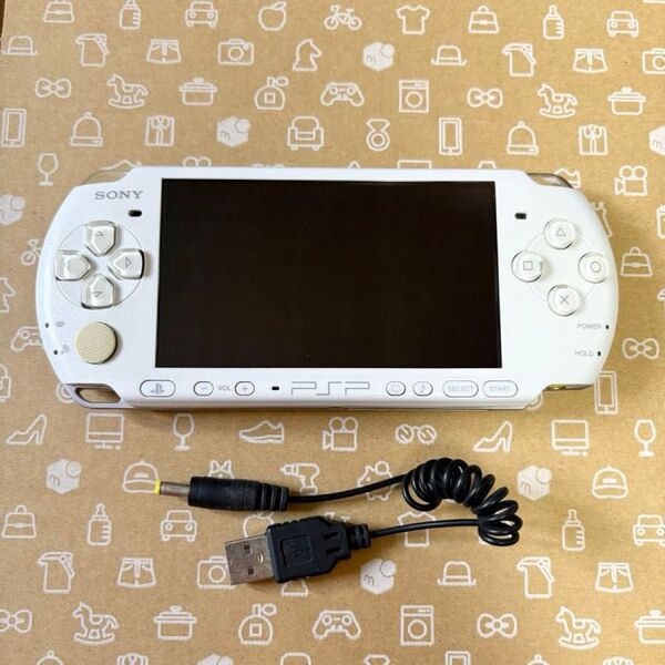 PSP3000 パールホワイト ソフトおまけ付き プレイステーションポータブル SONY ソニー PSP-3000
