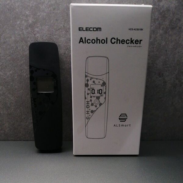 ELECOM アルコールチェッカー HCS-ACS01BK ブラック