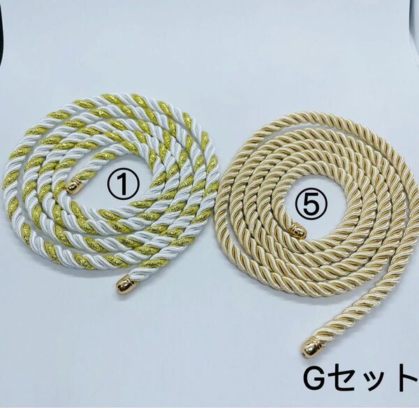 2本セット ヘアアレンジ紐 Gセット アレンジ紐 組紐 ヘアピン