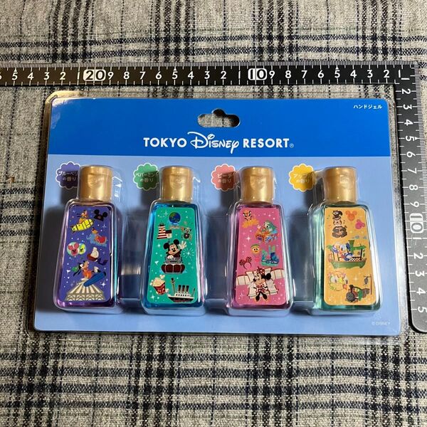 【未使用訳あり】東京ディズニーリゾート ハンドジェル 日本製 26ml×4本