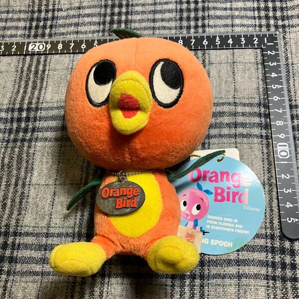 【タグ付当時物】ディズニー オレンジバード ぬいぐるみ Sサイズ ヤングエポック
