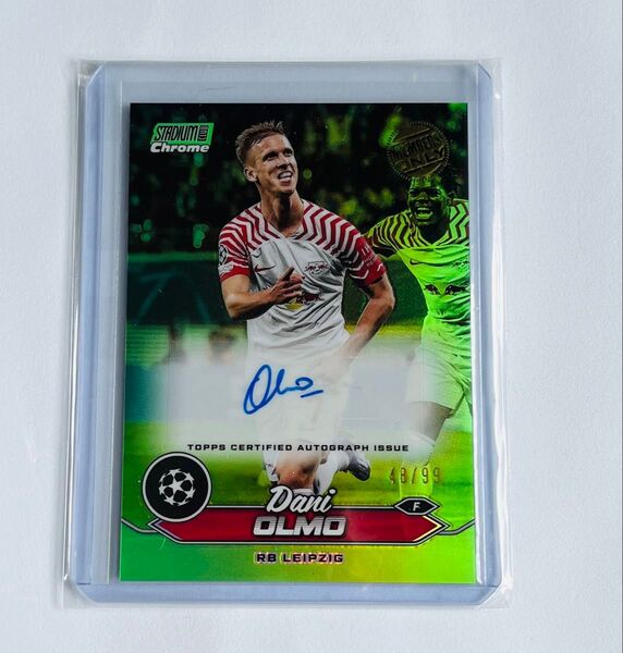 【99シリ】2023-24 Topps Stadium Club ダニオルモ 直筆サインカード