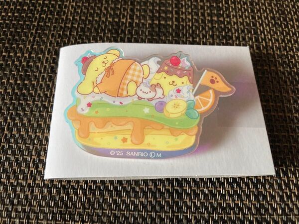 サンリオキャラクターズ アクリルブローチ ポムポムプリン