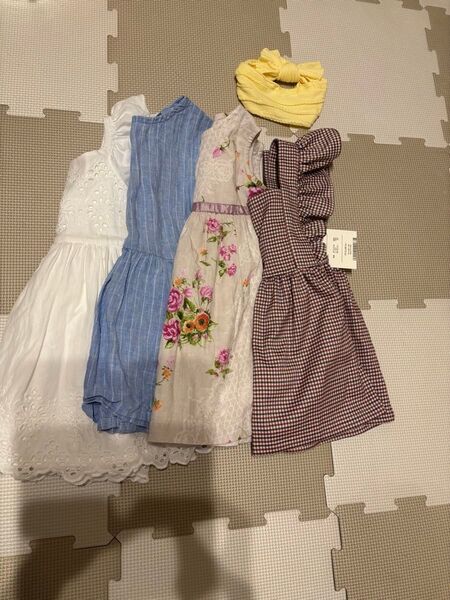女の子ベビー服ワンピース ヘアバンドまとめ売り80cm MAKEYOURDAY hakka baby baby GAP