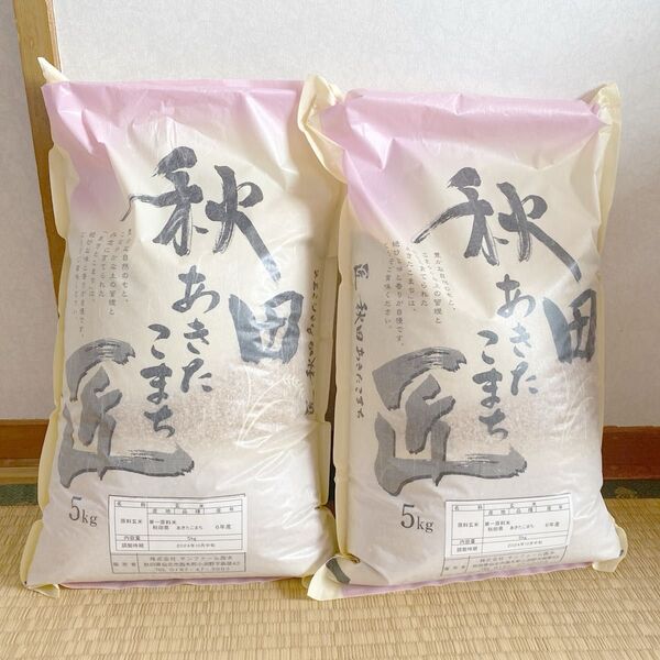 秋田県産 あきたこまち 5kg×2袋