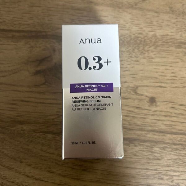アヌア レチノール0.3 ナイアシンリニューイングセラム30ml