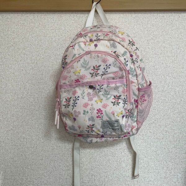 キッズ 女の子 花柄 リュック ピンク 通園バッグ