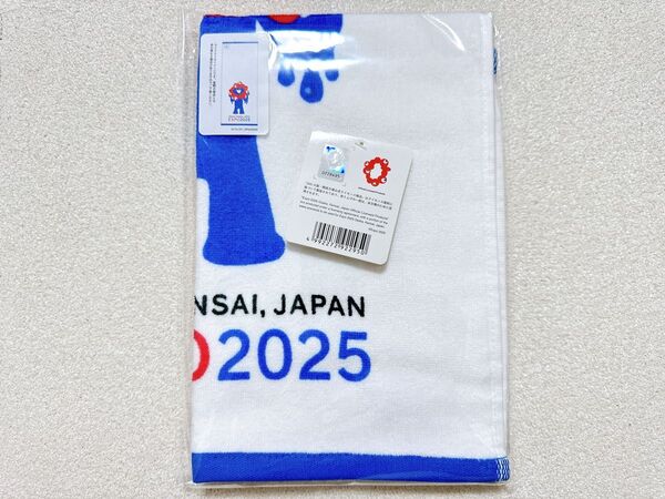 【万博 ミャクミャクフェイスタオル】EXPO2025大阪関西万博 大人気