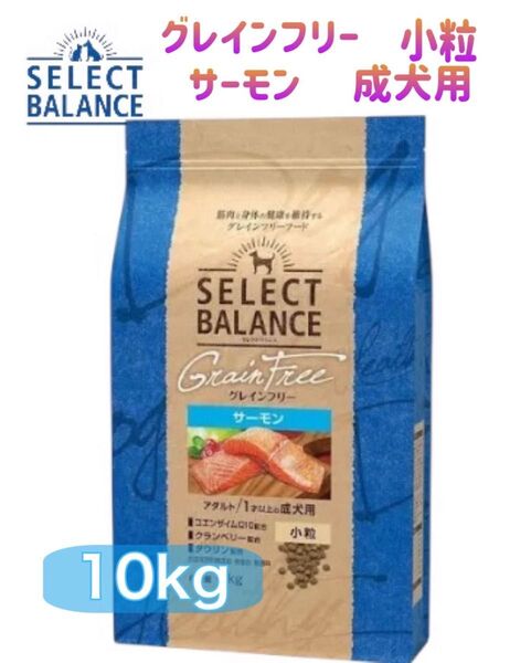セレクトバランス グレインフリー サーモン アダルト 小粒 10kg