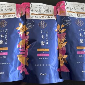 いち髪 詰替用コンディショナー 3個セット Kracie