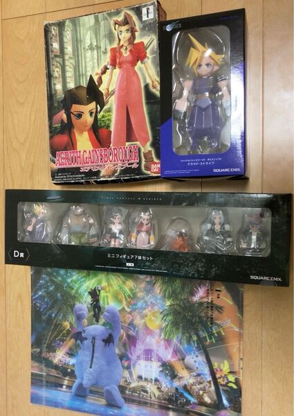ff7 ファイナルファンタジー7 ポリゴン ソフビ フィギュア