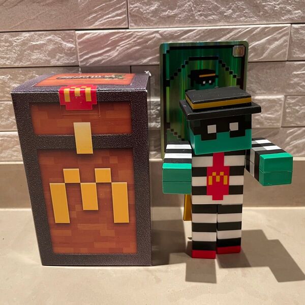 【新品】 マクドナルド マインクラフト コラボ フィギュア ゾンビハンバーグラー