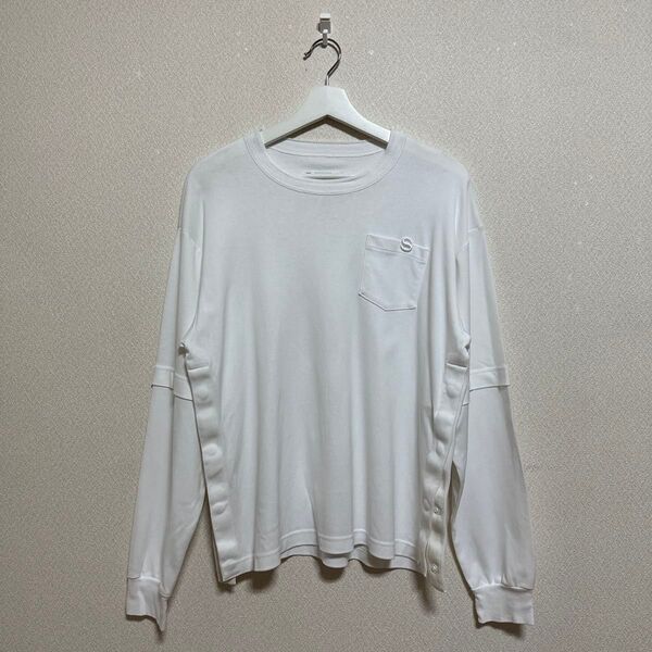 【sacai】 サカイ (1) 美品 メンズTシャツ 長袖カットソー Sロゴ