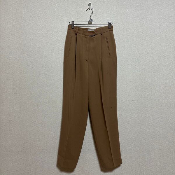 【Max Mara】 マックスマーラ (40) ウール100%スラックス 難あり