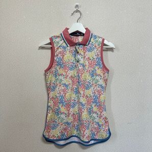 《RLX》アールエルエックス (SP) レディース ゴルフウェア 小花柄 ピンク