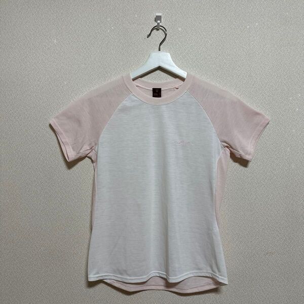 《mont-bell》モンベル (M) レディースTシャツ 半袖 日本製 ピンク