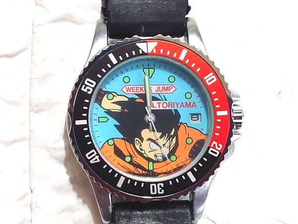 超希少 ドラゴンボール DRAGON BALL 腕時計 孫悟空(青年期)週刊少年ジャンプ懸賞当選品箱保証書付き