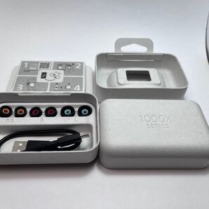 未使用Sony WF -1000X5用イヤーピースL、S,SS セット 充電ケーブルとケースあり