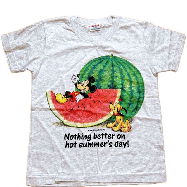 未使用 dia club ミッキープルート スイカTシャツ120cm綿100% Tシャツ 半袖Tシャツ