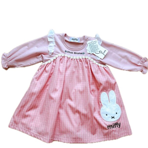 新品 ディックブルーナ ミッフィー ピンク ワンピース 90cm 女の子 ワンピース 子供服 ベビー服