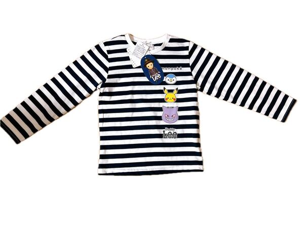新品Buddy Lee モンポケ 110cm ボーダー ロンT カットソー キッズ カットソー ボーダー 子供服