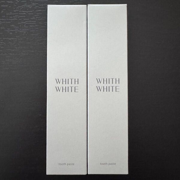 【新品】WHITH WHITE フィスホワイト ホワイトニング歯磨き粉 2個セット